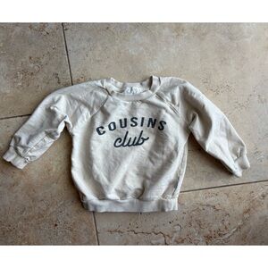 Organic Cotton Crew Neck Sweatshirt Size 3T